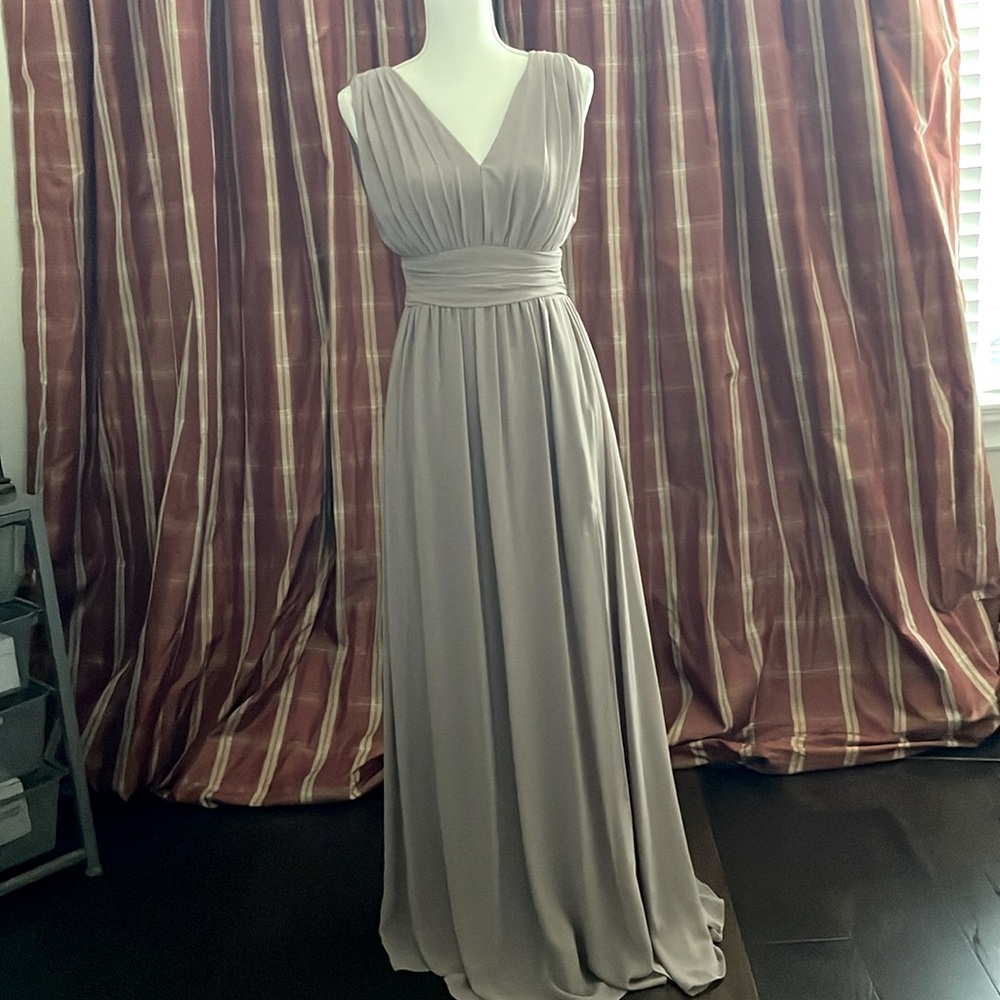 Dusty rose formal dress